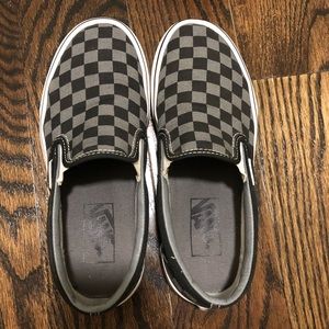 Vans Checkered Slip On Womens Size 6